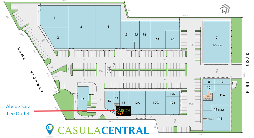 Abcoe Sara Lee Outlet Casula Central