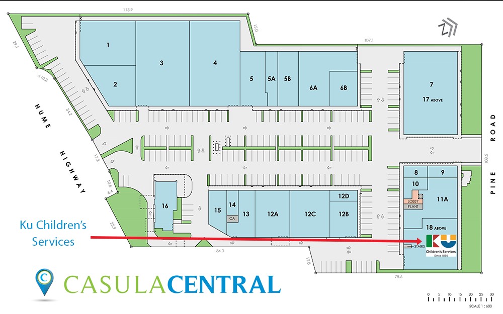 Ku Children's Services Map